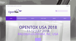 Desktop Screenshot of opentox.net